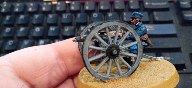 I really appreciated the sculpting skill that went into the wheels, all I needed to do was drybrush them and it naturally picked out all the detail I wanted.