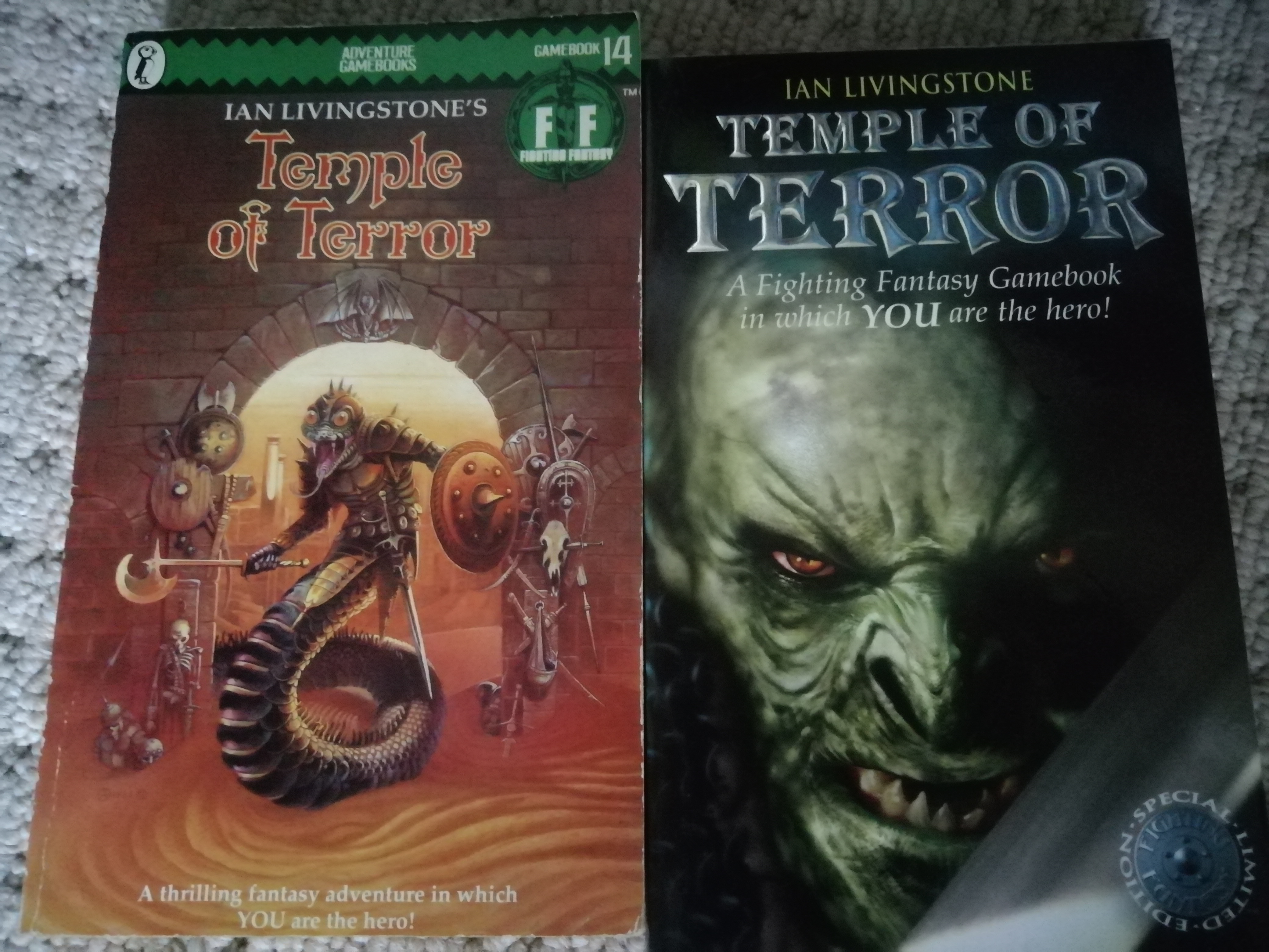 Rpg Solo O Templo Do Terror Por Ian Livingstone - Livros Jogos