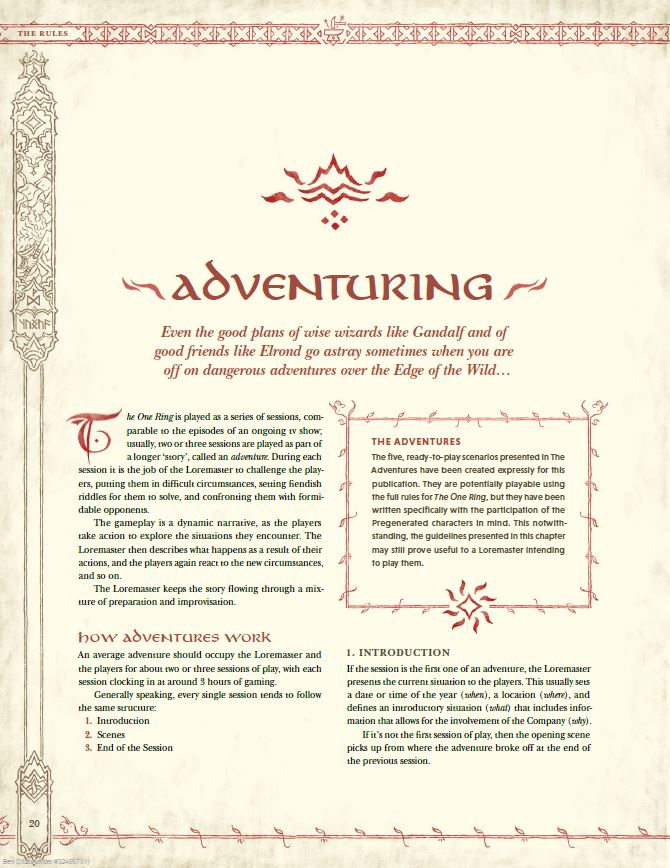 Adventuring Page