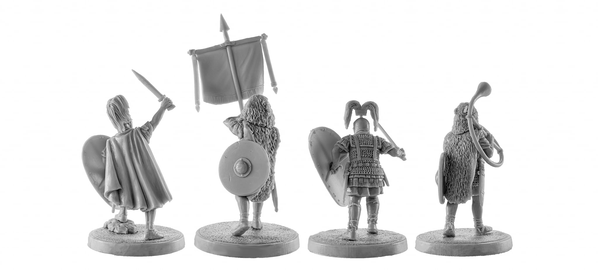 Age Of Hannibal Roman Command Rear - V&V Miniatures