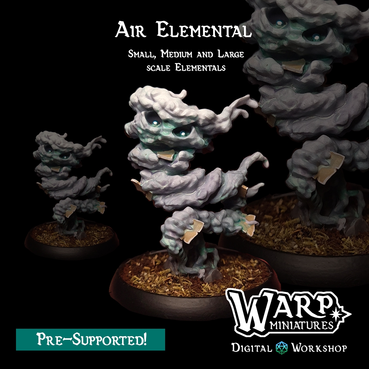 Air Elemental - Warp Miniatures