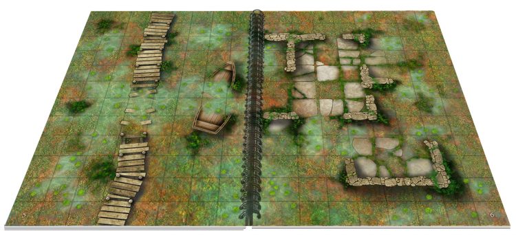 Nat/droog Marker Kaartenboek Loke Big Book Of Battle Mats – Wilds, Wrakken & Ruïnes – Rollenspel Kaarten Voor RPG, Vanaf 14 Jaar Wipe-clean Spelkaarten Nat/droog Marker Kaartenboek Loke Big Book Of Battle Mats – Wilds, Wrakken & Ruïnes – Rollenspel Kaarten Voor RPG, Vanaf 14 Jaar Wipe-clean Spelkaarten