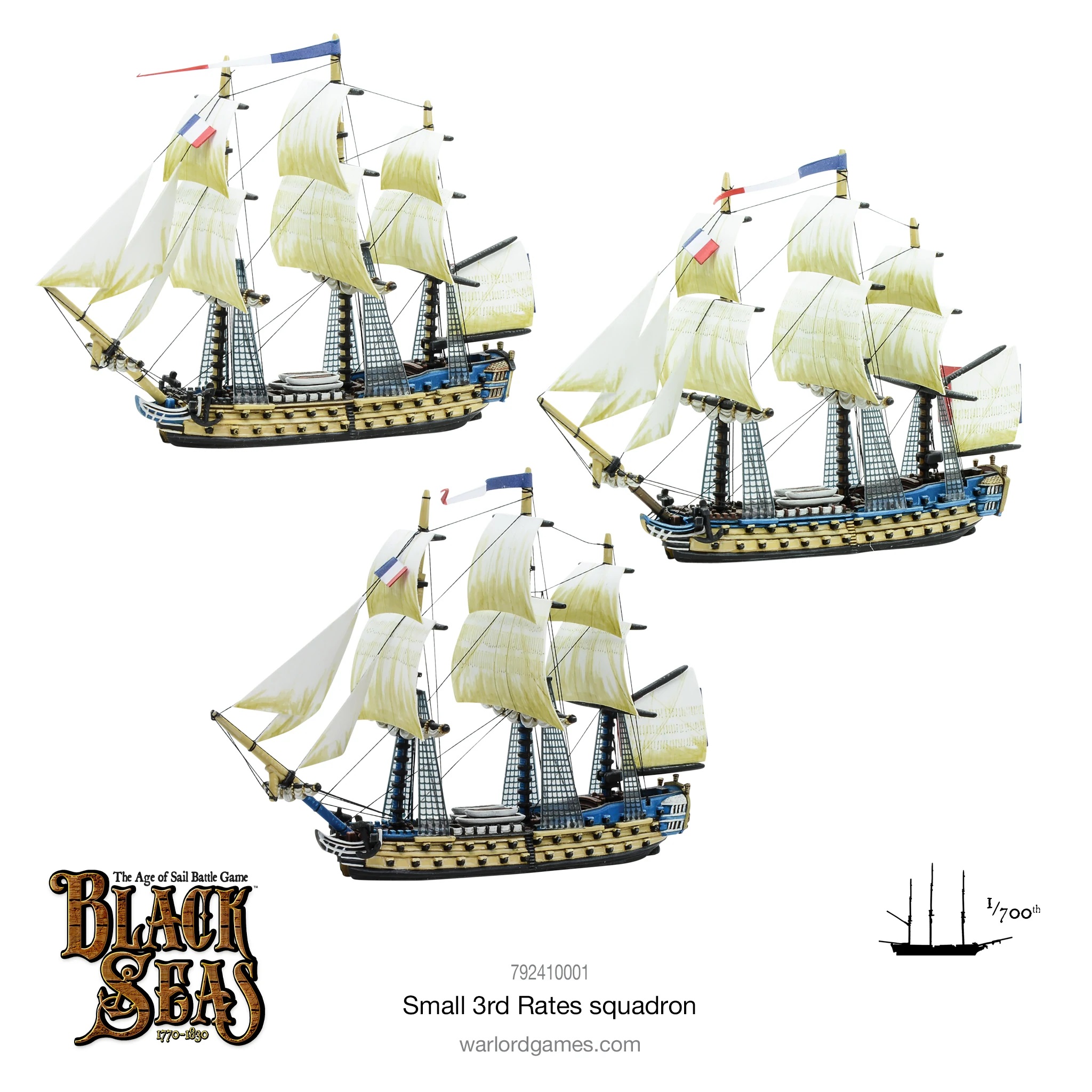 Black Seas Small 3rd Rate Squadron - Warlord Games