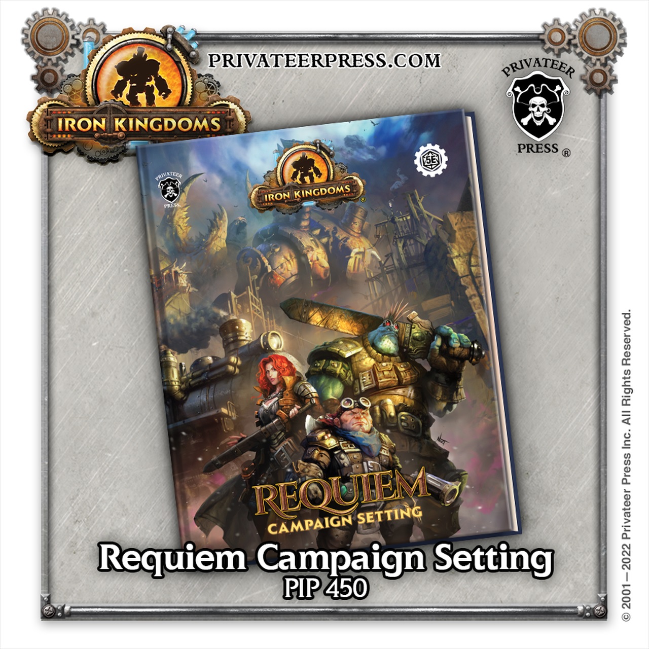 Iron Kingdoms Reqiuem Campaign Setting - Privateer Press