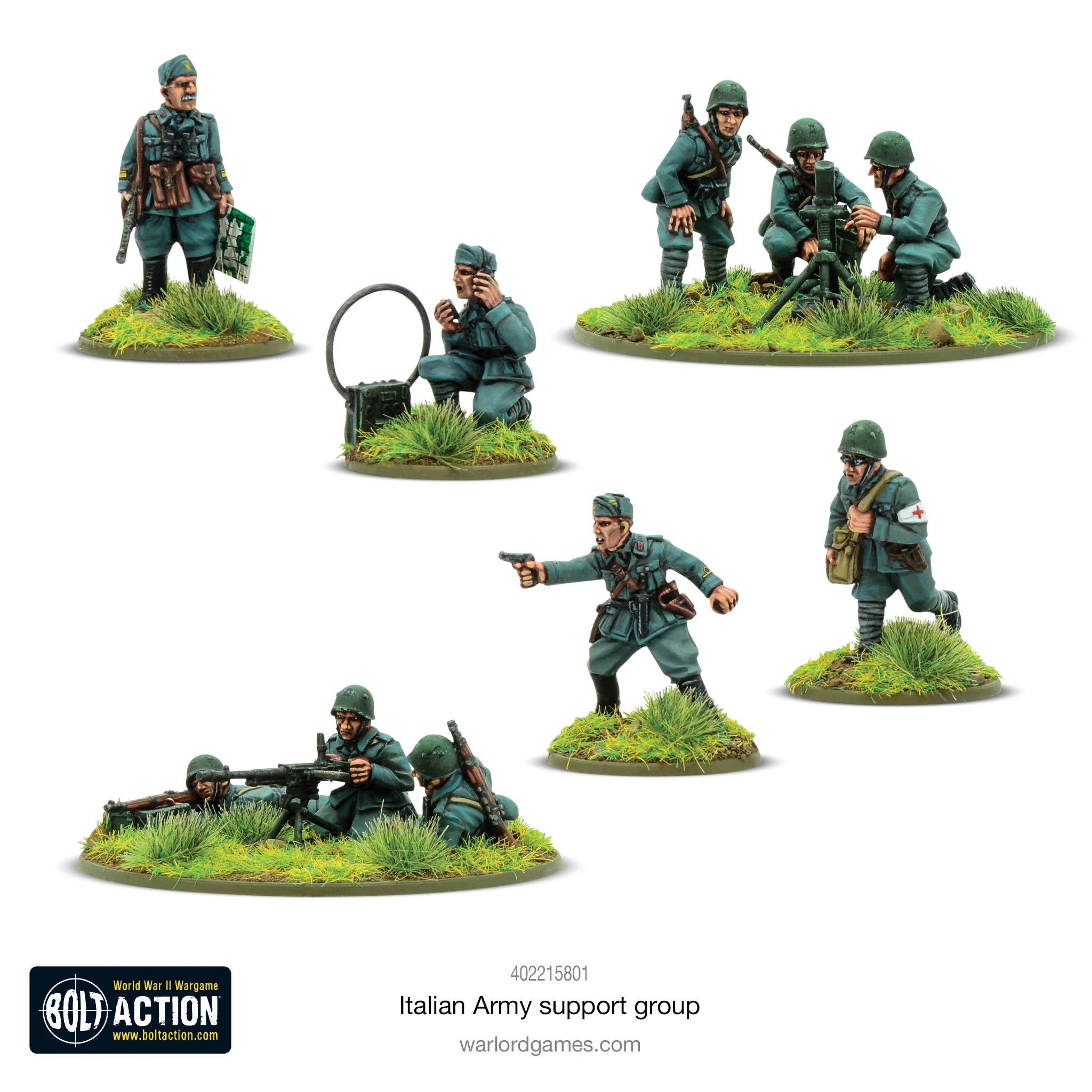 Italian Army Support Group - Bolt Action