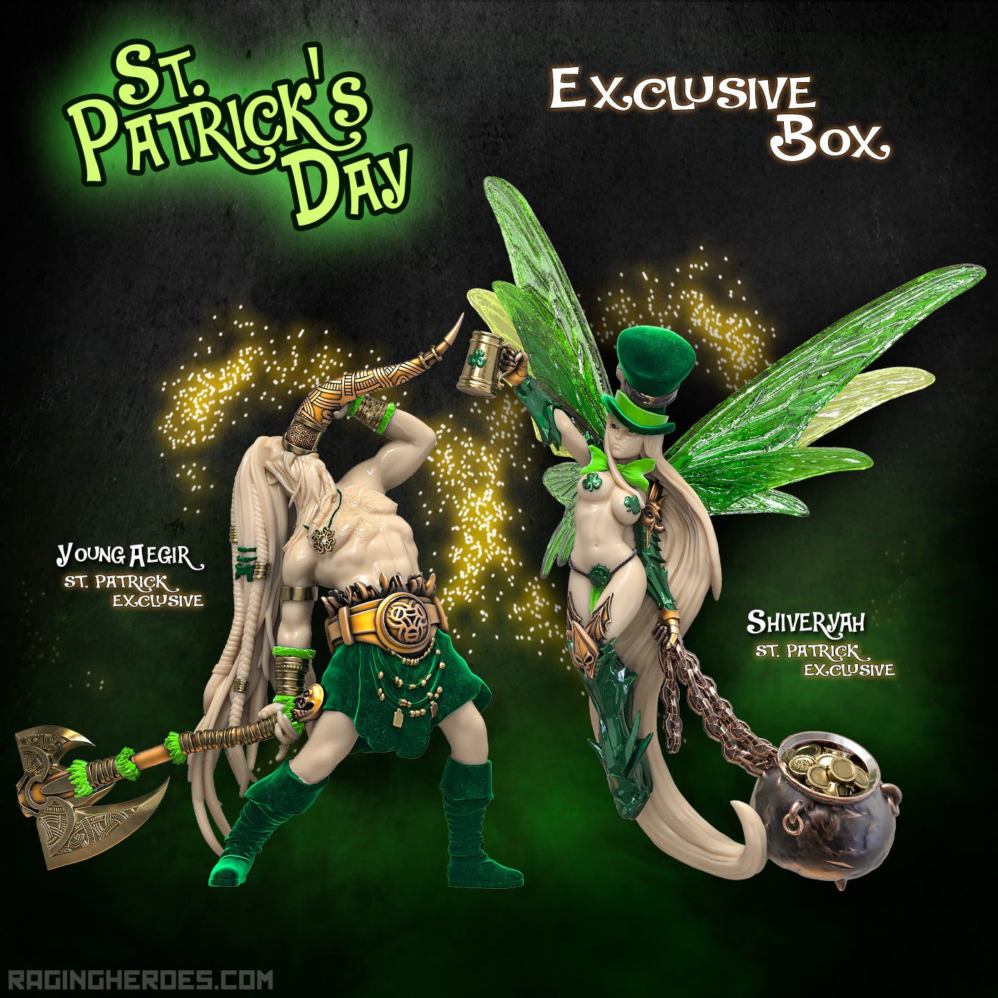 St Patricks Day Exclusive Set - Raging Heroes