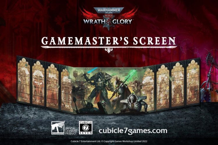 Warhammer 40K Wrath and Glory Gamemasters Screen