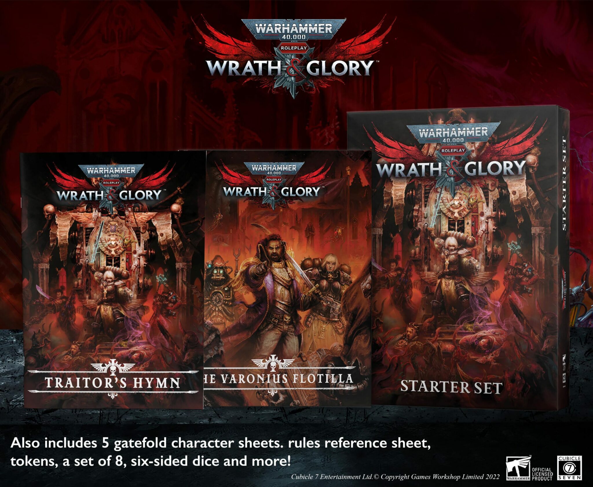 Wrath & Glory Starter Set - Cubicle 7