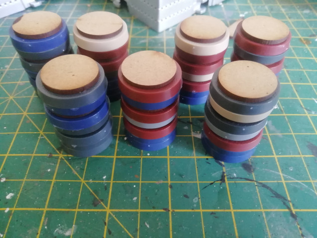 You might notice on the images my plasma containers made from star wars legion bases 