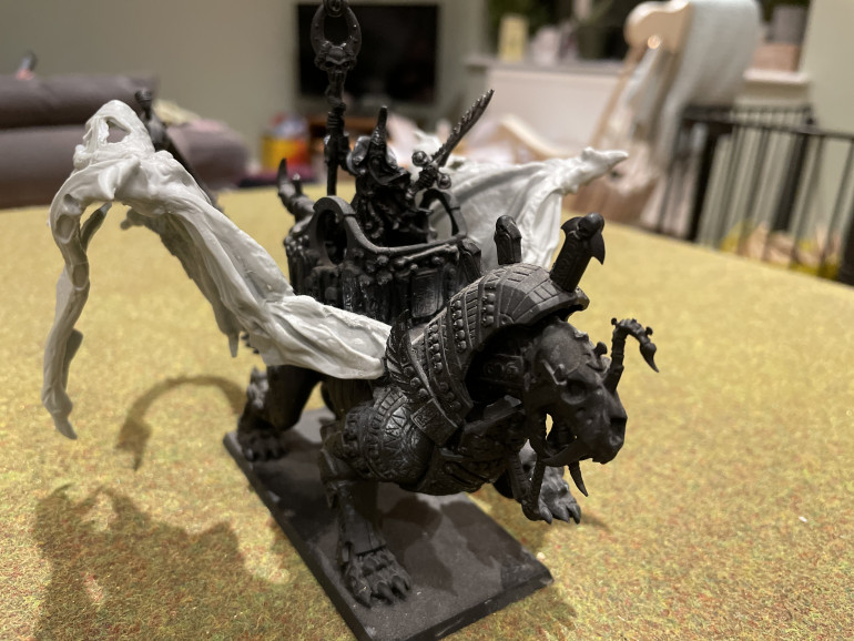 I’m not convinced I’ve done folded wings very well for my zombie dragon construct, but it will do until I figure out what else to do with it!