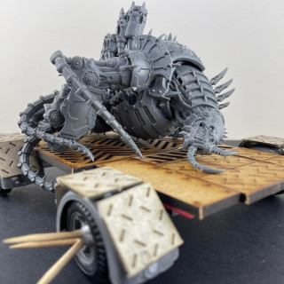 Kitbashed trailer to carry the Maulerfiend