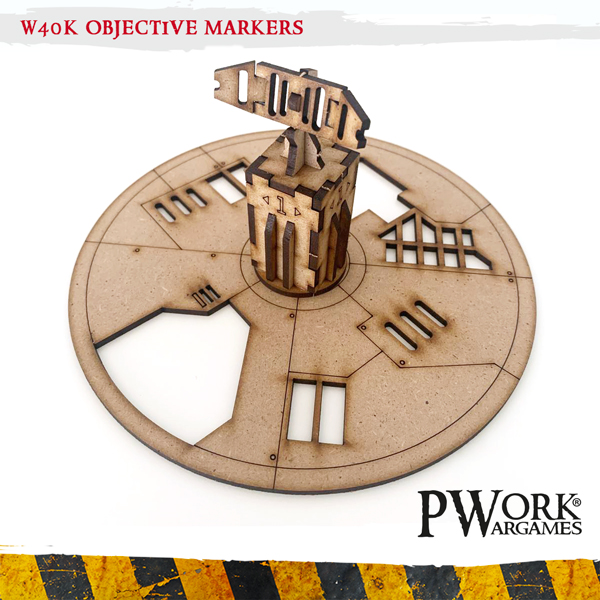 40k Objective Markers #2 - PWork Wargames