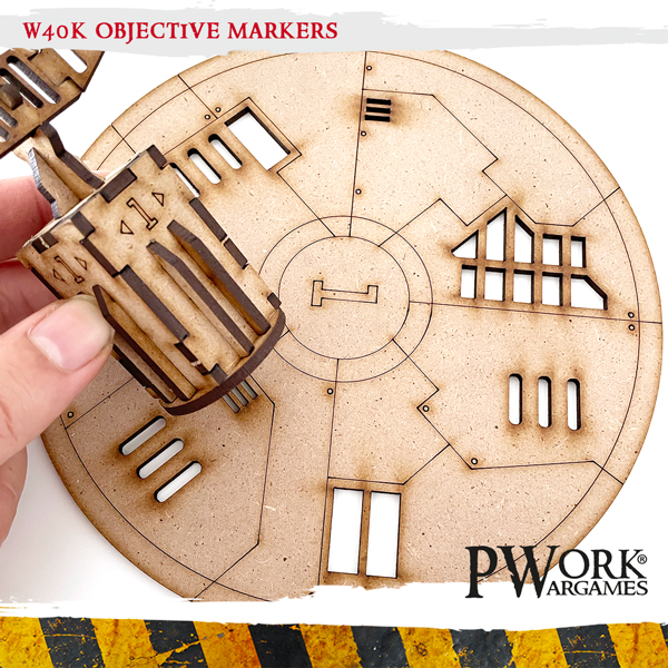 40k Objective Markers #3 - PWork Wargames