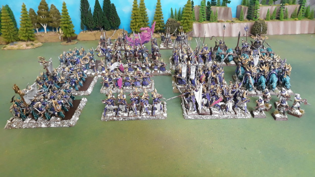 Slow grow 6th ed WHFB project is up to 3,000 points as at March end. April's addition is Executioners and Black Guard.