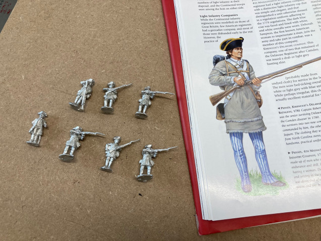 Kirkwood's Delaware - Light Infantry 6 figures