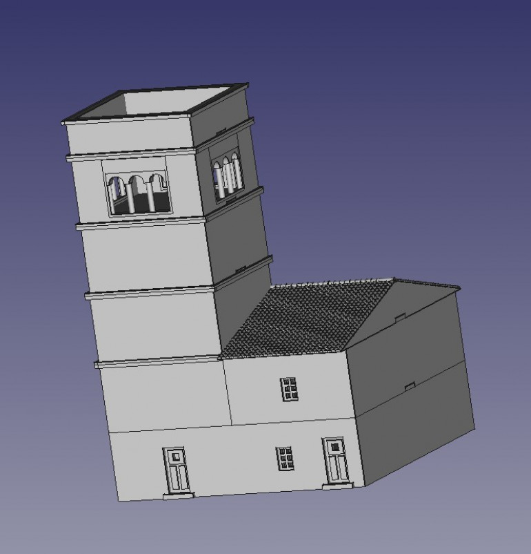 CAD Tower House