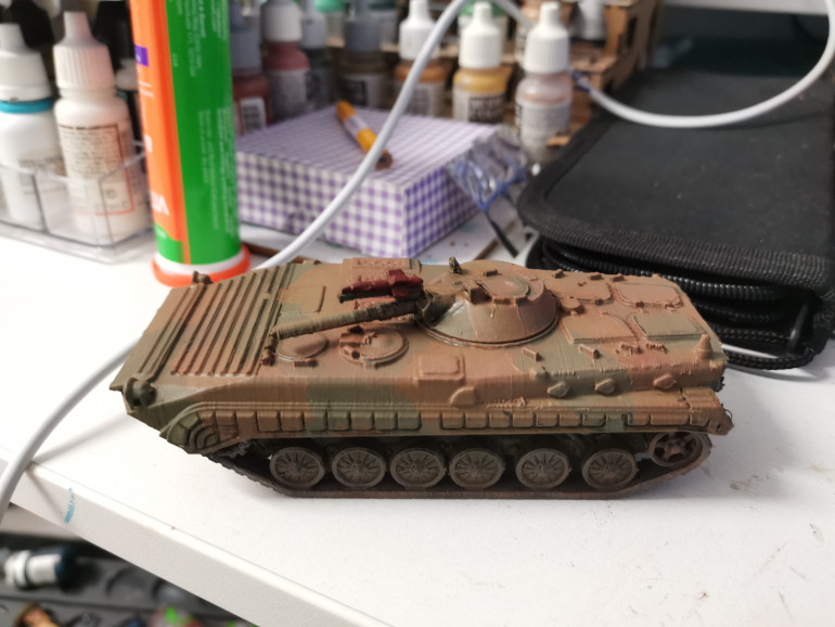 Painting the BMP 1