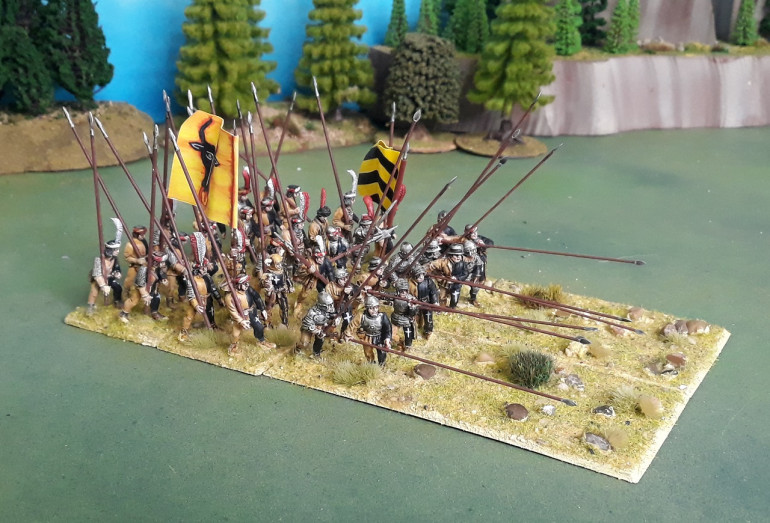 Swiss Pikemen from the canton of Uri. Italian Wars here we go!