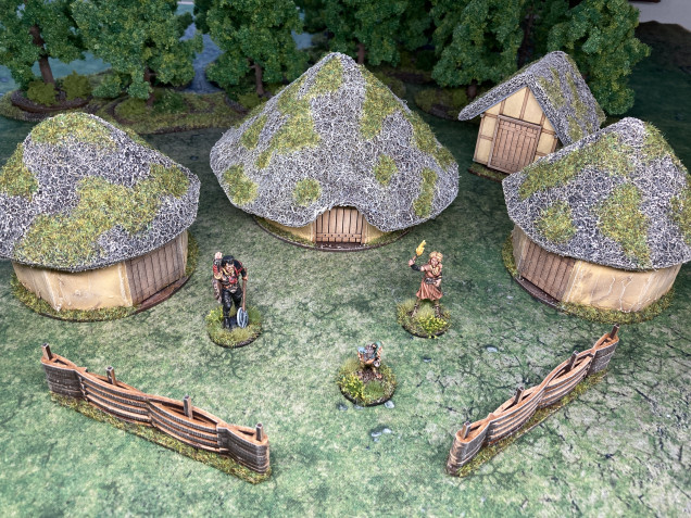 Making Terrain; Two Little Huts Are We