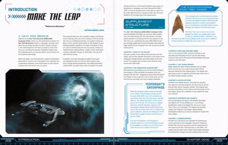 Book Introduction Preview - Star Trek Adventures Discovery Campaign Guide