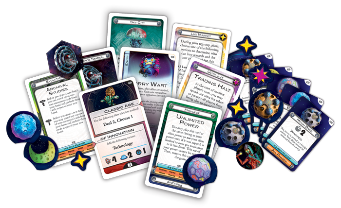 Card and Component Preview - Cosmic Odyssey Expansion