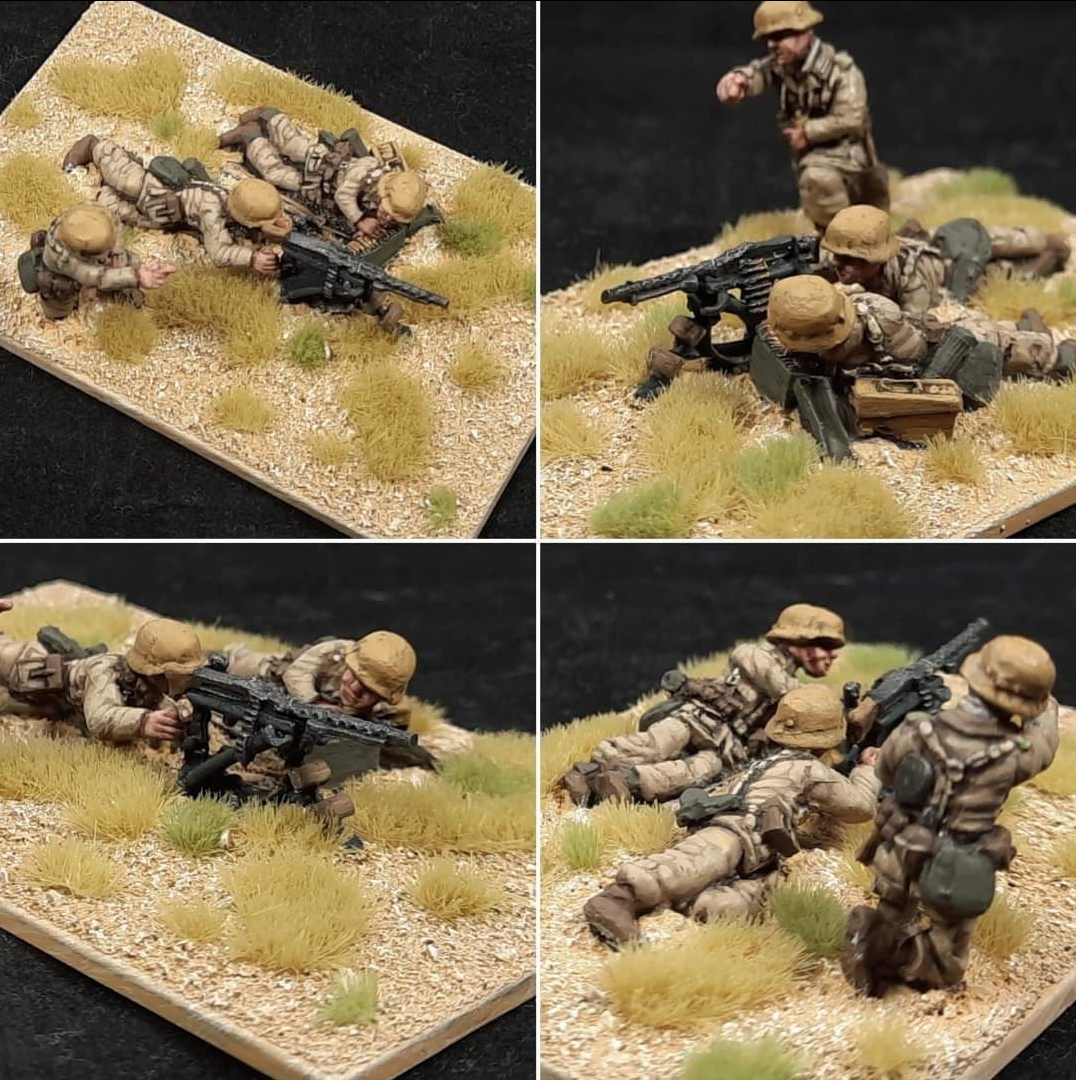 German Afrika Korps MG34 Tripod Teams - Battlegroup