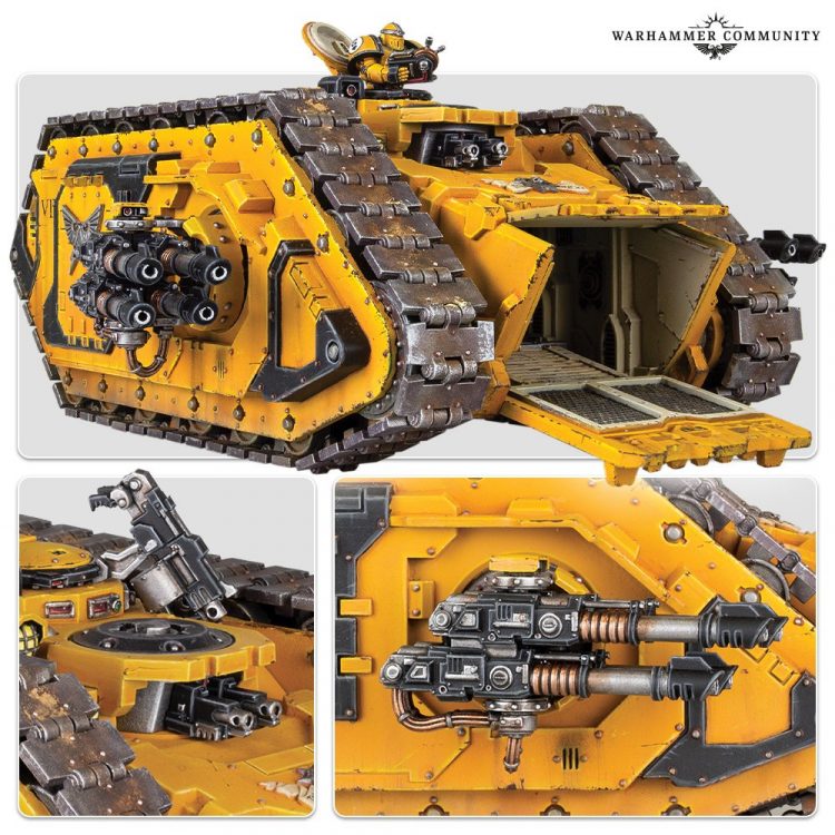 A Spartan Land Raider Grinds Into Warhammer: The Horus Heresy ...