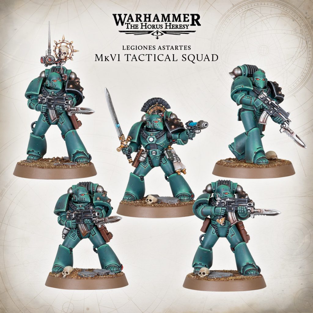 First Look At The Full Mark VI Horus Heresy Space Marine Kit ...