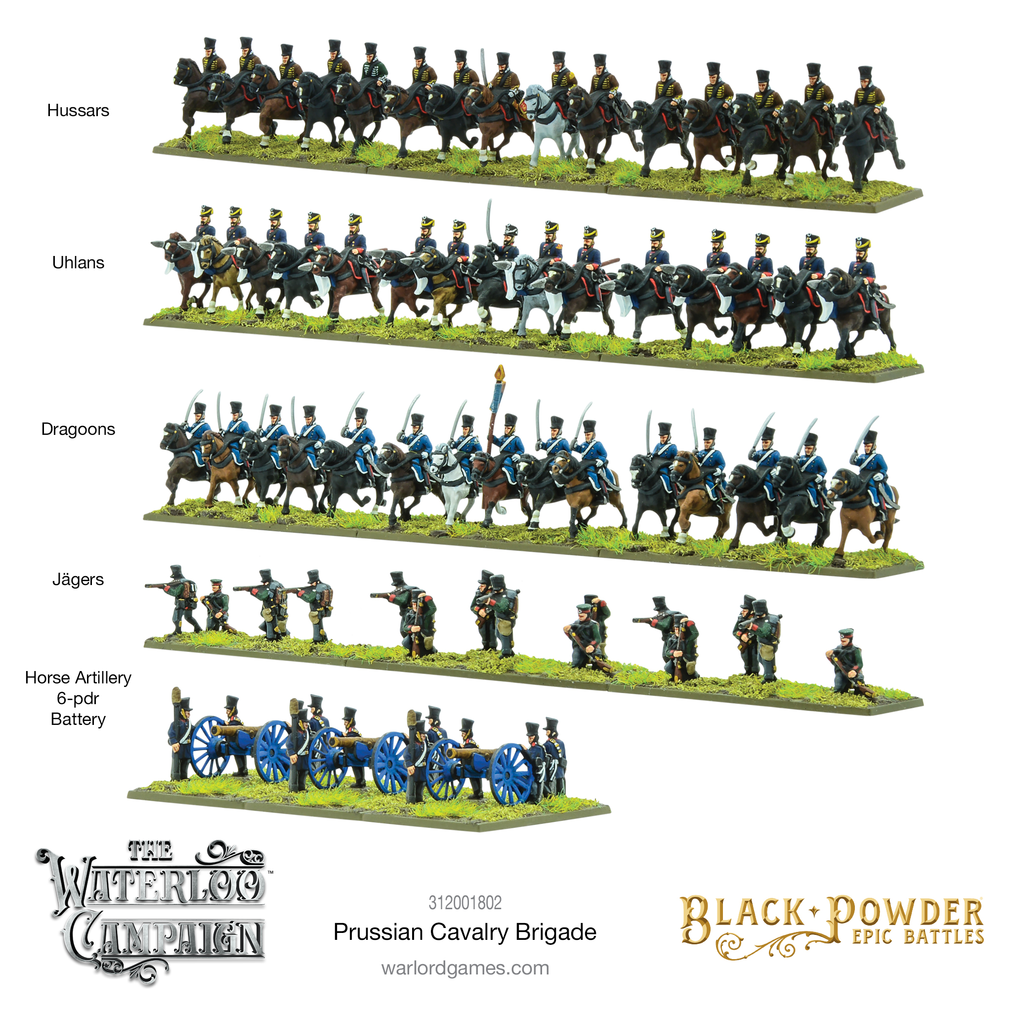 Prussian Cavalry Brigade - Warlord Games