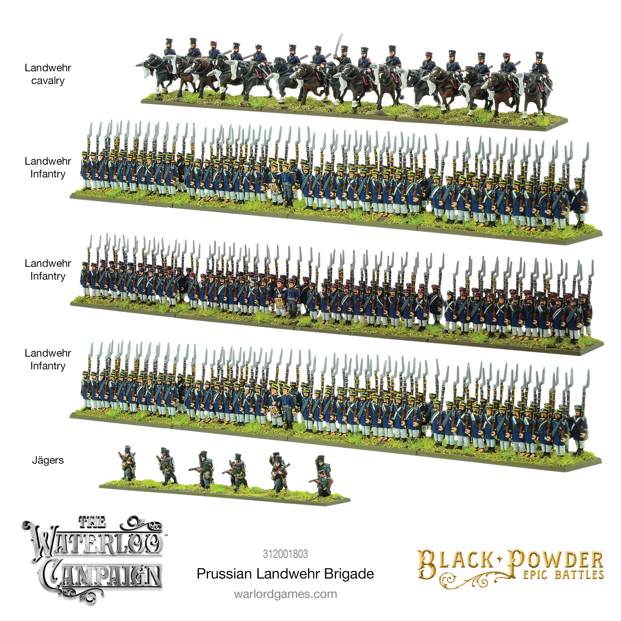 Prussian Landwehr Brigade - Warlord Games