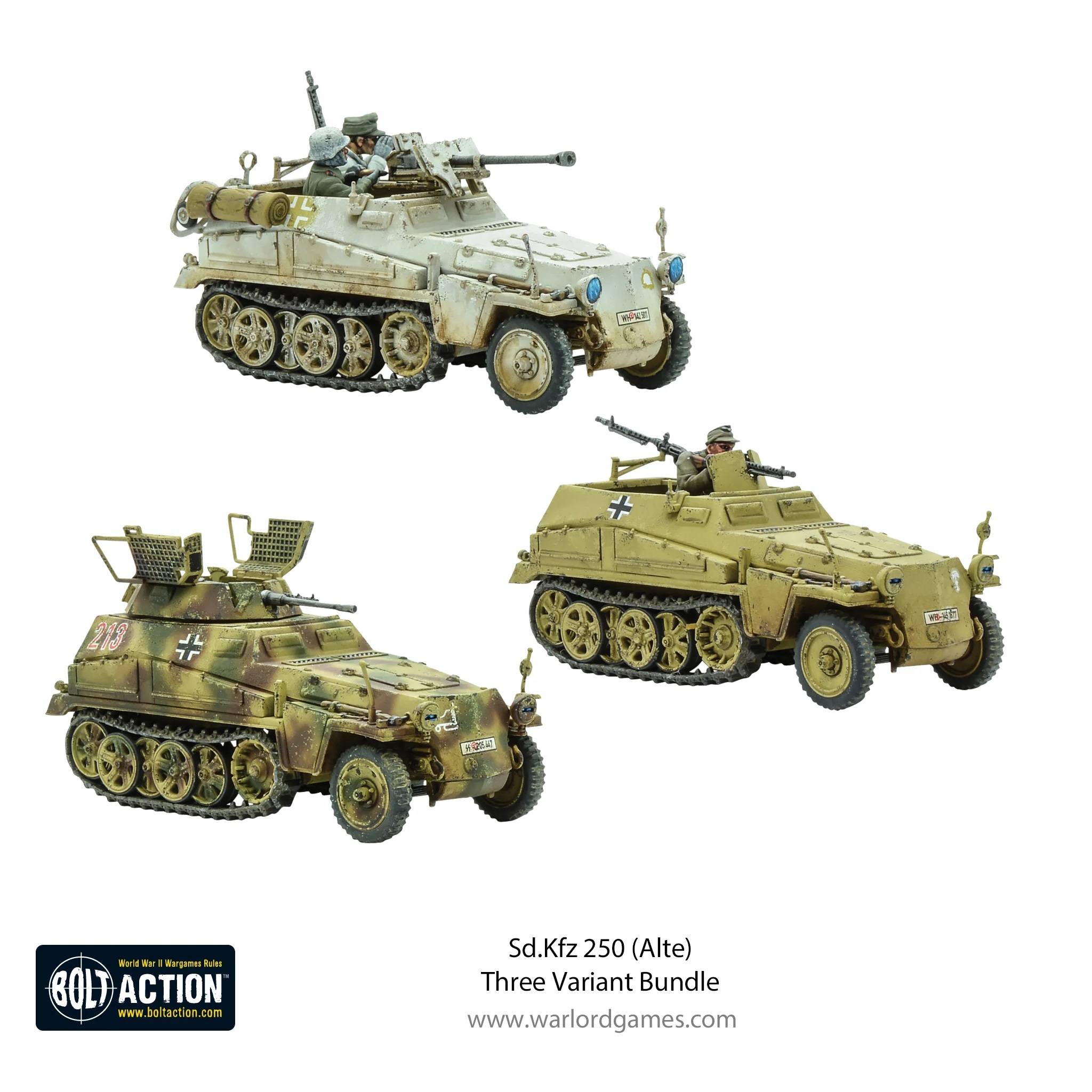 Sd Kfz 250 Alte Half-Track Variants - Warlord Games