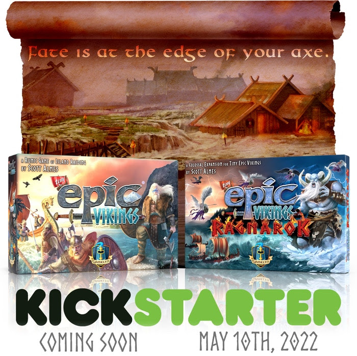 Tiny Epic Vikings Kickstarter - Gamelyn Games
