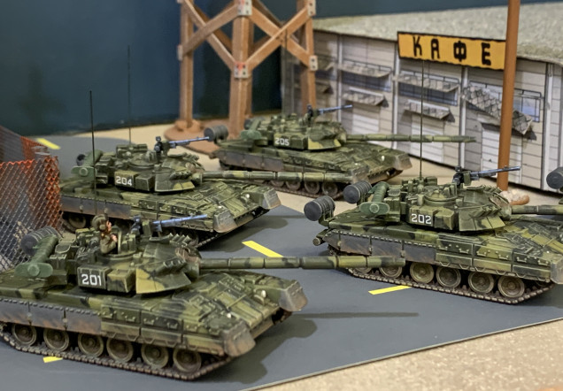 T-80s Built (first actual miniatures in ... over a year?)