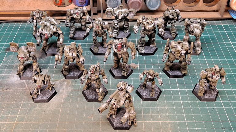 AND DONE. My Eridani Light Horse force is complete and PROPERLY documented! 