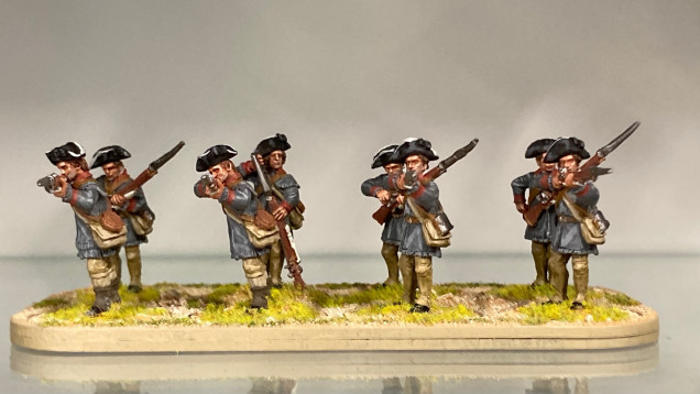 Finished Eight 4th Maryland Independent Company 1776 (Eight more to go)