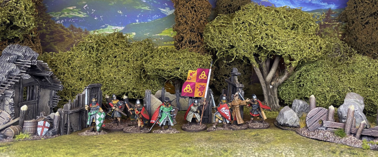 Gwyrdd Llachar ap Sion Command and his Welsh Nobles
