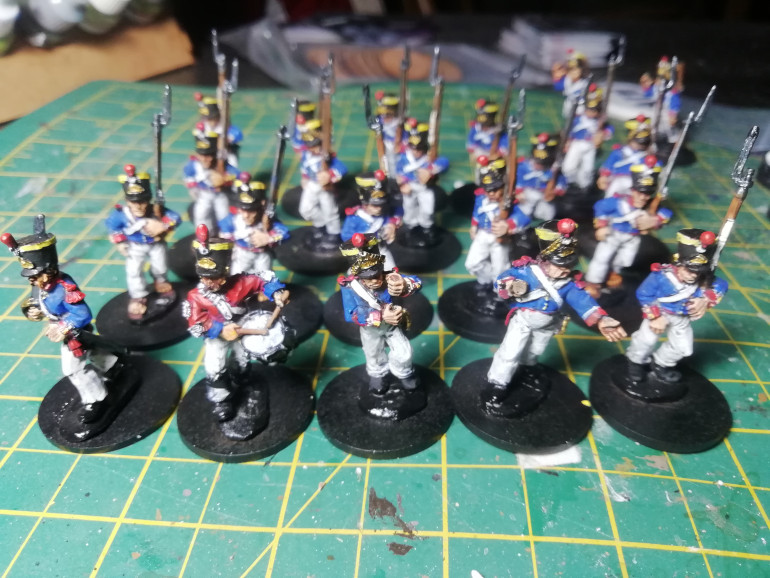 Busy day but still not finished. A bit of highlighting and basing tomorrow 