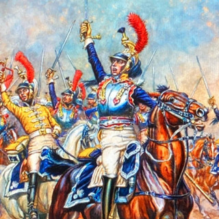 Perry French Napoleonic Cuirassier Officer Conversion based on a painting by Paul Benigni