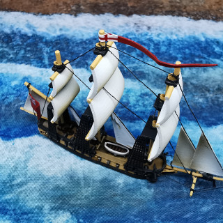 Printing and painting the HMS Surprise