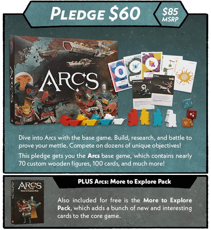 Arcs Base Game And More To Explore Pack - Leder Games Kickstarter