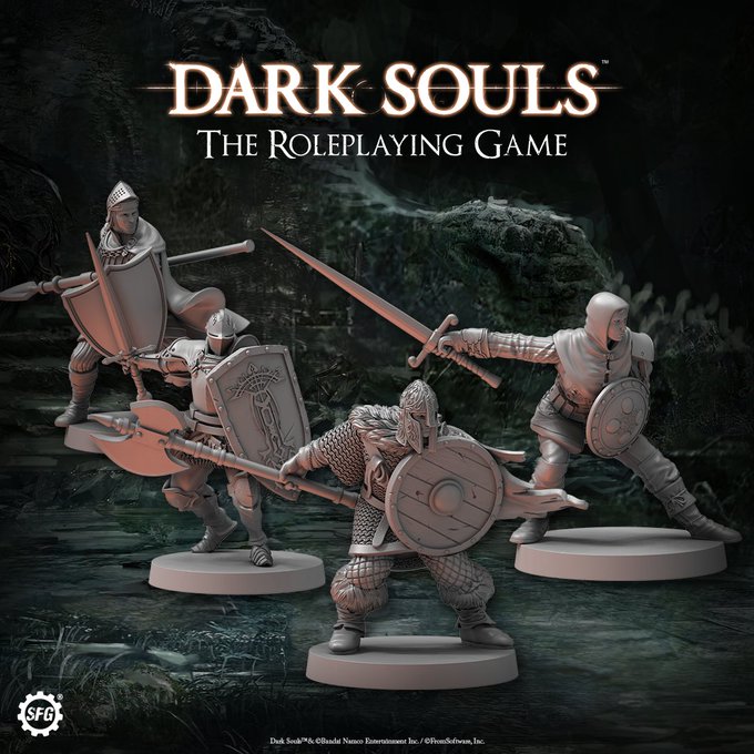 Dark Souls RPG Miniatures Preview - Steamforged