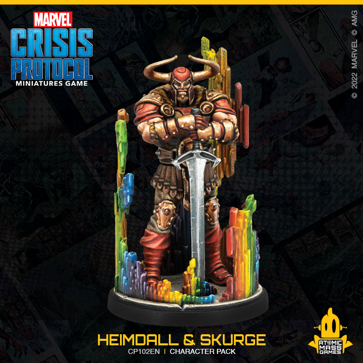 Heimdall Model Preview - Marvel Crisis Protocol