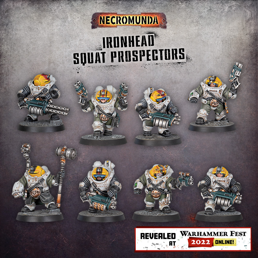 Ironhead Squat Prospectors - Necromunda MAY