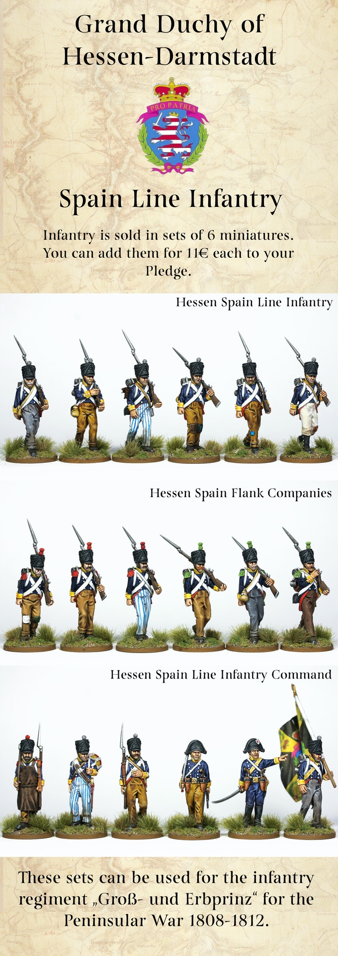 Spanish Line Infantry - Piano Wargames