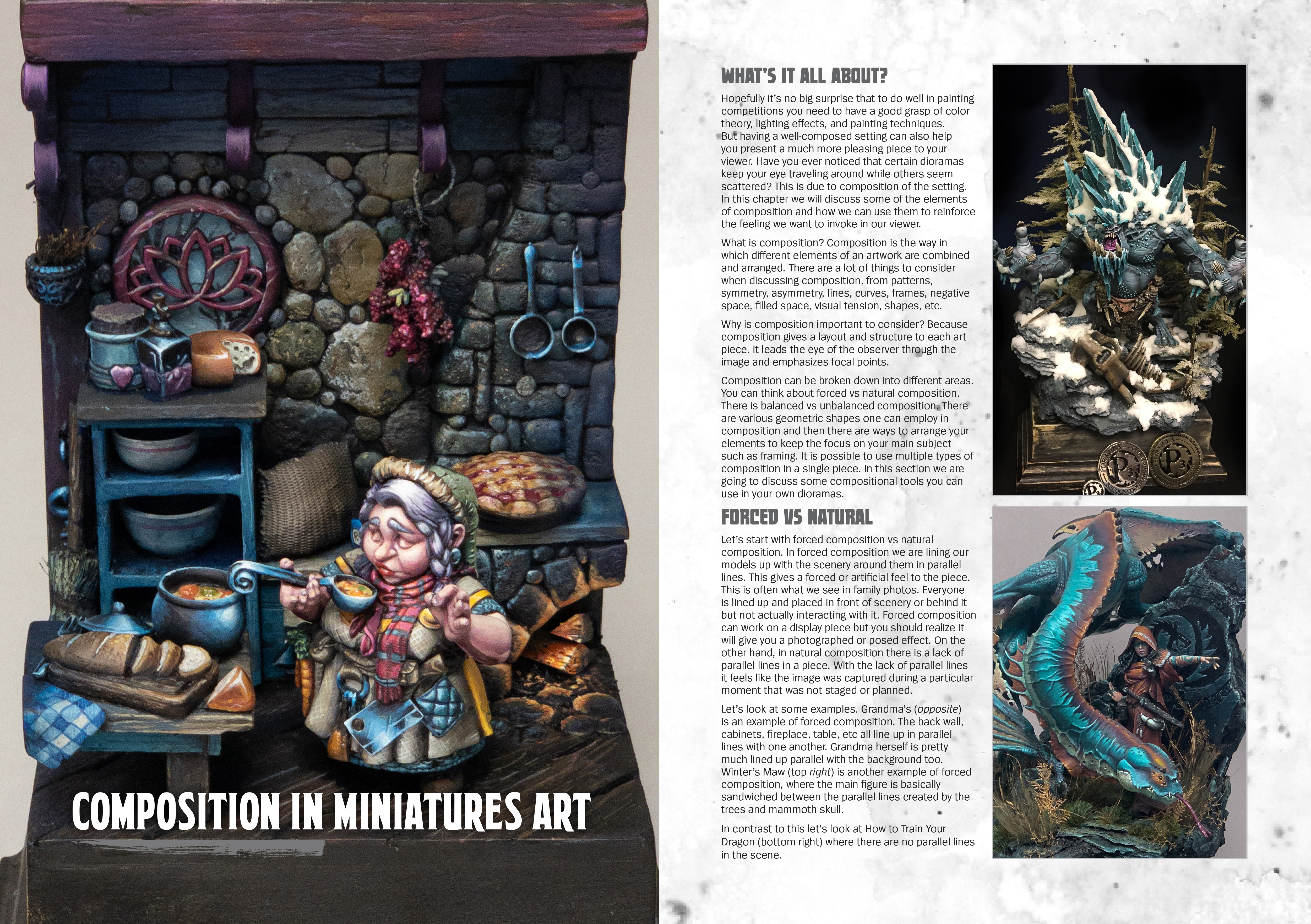 Composition In Miniatures Art: Volume 4-6 Page Preview // Dave Taylor Miniatures