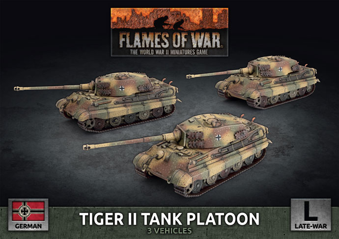 Tiger II Tank Platoon - Flames Of War