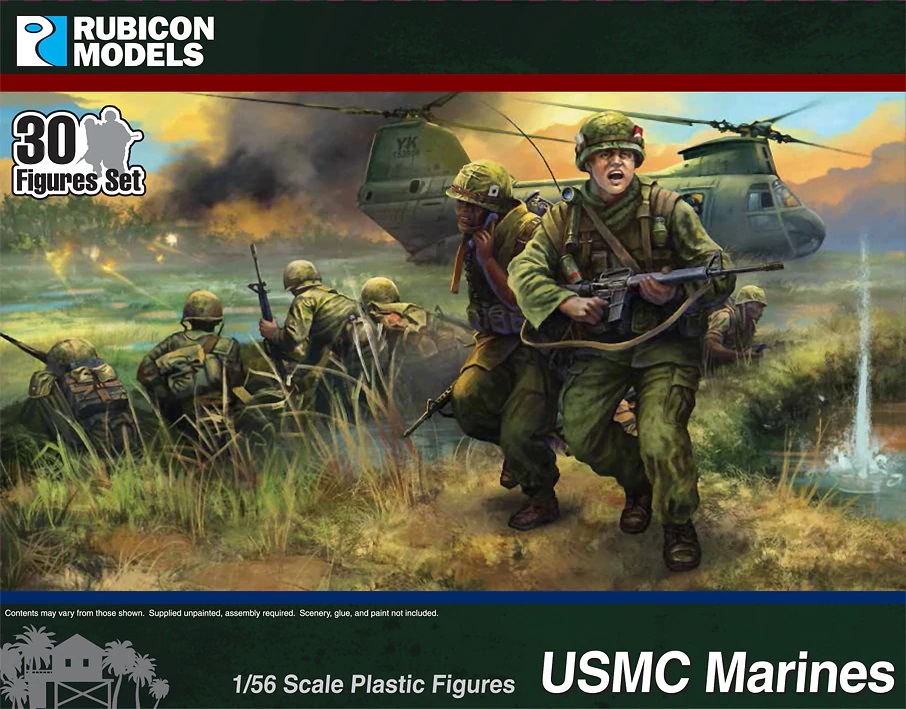 USMC Marines & Commander - Rubicon Models