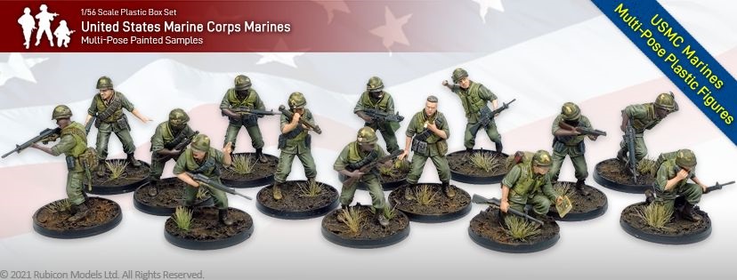 USMC Marines Miniatures - Rubicon Models