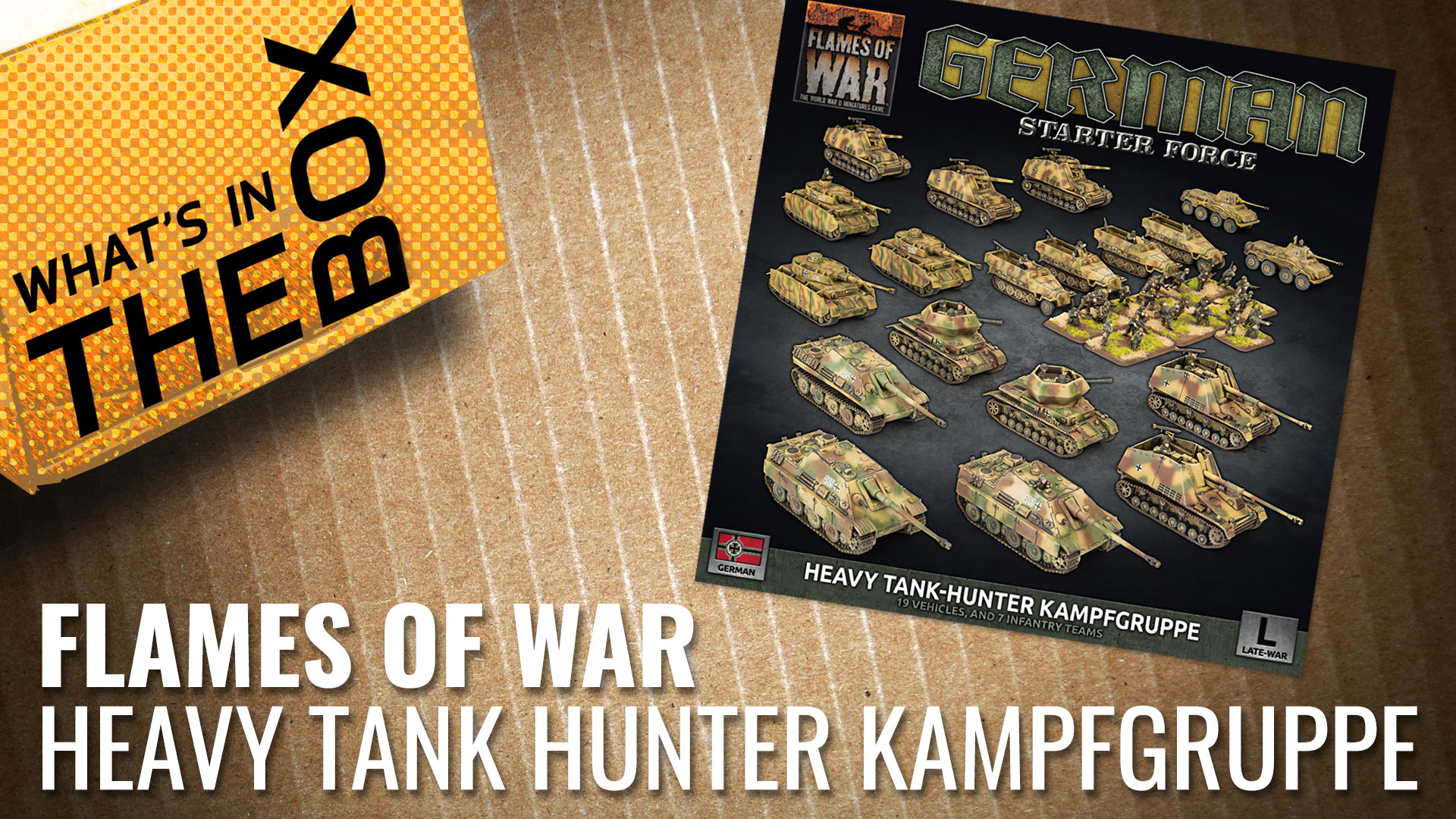 Unboxing - Flames-of-War-Heavy-Tank-hunter-Kampfgruppe-coverimage