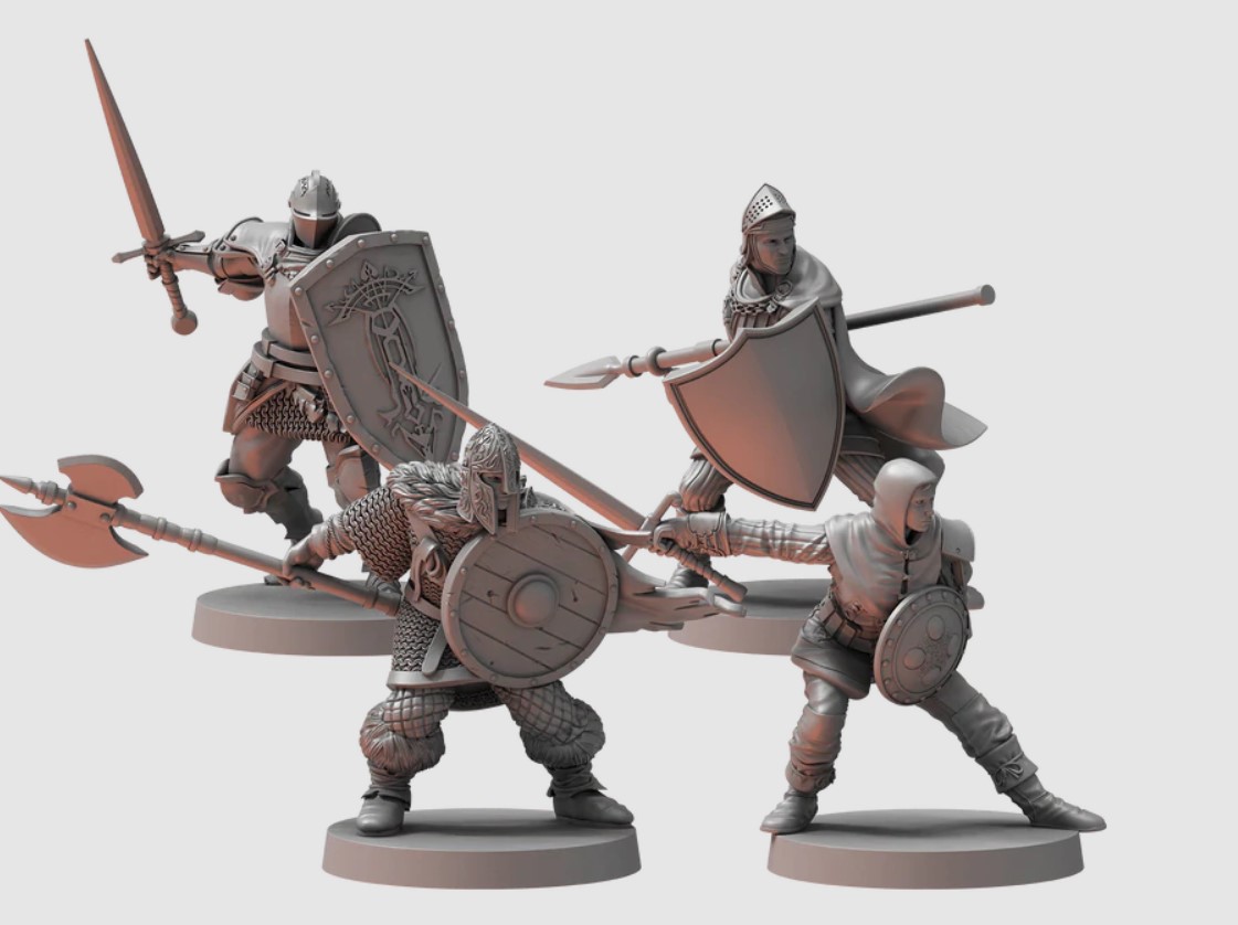 Unkindled Heroes Pack 1 Miniatures Pack - Steamforged GAMES
